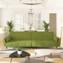 2-Sitzer-Schlafsofa mit zwei hellgrünen Samtkissen von vidaXL, Sofas - Ref: Foro24-337585, Preis: 325,51 €, Rabatt: %