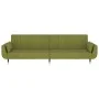 2-Sitzer-Schlafsofa mit zwei hellgrünen Samtkissen von vidaXL, Sofas - Ref: Foro24-337585, Preis: 325,51 €, Rabatt: %