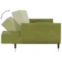 2-Sitzer-Schlafsofa mit zwei hellgrünen Samtkissen von vidaXL, Sofas - Ref: Foro24-337585, Preis: 325,51 €, Rabatt: %