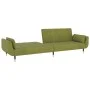 2-Sitzer-Schlafsofa mit zwei hellgrünen Samtkissen von vidaXL, Sofas - Ref: Foro24-337585, Preis: 325,51 €, Rabatt: %