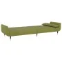 2-Sitzer-Schlafsofa mit zwei hellgrünen Samtkissen von vidaXL, Sofas - Ref: Foro24-337585, Preis: 325,51 €, Rabatt: %