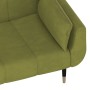 Sofá cama de 2 plazas con dos cojines terciopelo verde claro de vidaXL, Sofás - Ref: Foro24-337585, Precio: 331,46 €, Descuen...