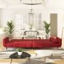 Two-seater sofa bed with two wine-colored velvet pillows by vidaXL, Sofas - Ref: Foro24-337587, Price: 324,30 €, Discount: %