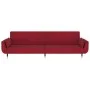 Two-seater sofa bed with two wine-colored velvet pillows by vidaXL, Sofas - Ref: Foro24-337587, Price: 324,30 €, Discount: %