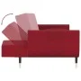 Two-seater sofa bed with two wine-colored velvet pillows by vidaXL, Sofas - Ref: Foro24-337587, Price: 324,30 €, Discount: %