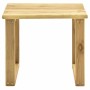 Tumbona de jardín con mesa de madera de pino impregnada en Tumbonas | Comprar online en Foru.es