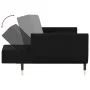 2-Sitzer-Schlafsofa mit zwei schwarzen Samtkissen von vidaXL, Sofas - Ref: Foro24-337588, Preis: 357,17 €, Rabatt: %
