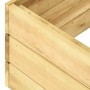 Tumbona de madera de pino impregnada verde en Tumbonas | Comprar online en Foru.es