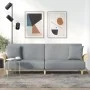 Sofá cama con reposabrazos tela gris claro de vidaXL, Sofás - Ref: Foro24-351843, Precio: 288,25 €, Descuento: %