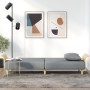 Sofá cama con reposabrazos tela gris claro de vidaXL, Sofás - Ref: Foro24-351843, Precio: 293,35 €, Descuento: %