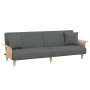 Sofá cama con reposabrazos tela gris oscuro de vidaXL, Sofás - Ref: Foro24-351844, Precio: 295,01 €, Descuento: %