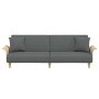 Sofá cama con reposabrazos tela gris oscuro de vidaXL, Sofás - Ref: Foro24-351844, Precio: 295,01 €, Descuento: %