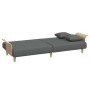 Sofá cama con reposabrazos tela gris oscuro de vidaXL, Sofás - Ref: Foro24-351844, Precio: 295,01 €, Descuento: %