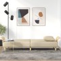 Sofá cama con reposabrazos tela color crema de vidaXL, Sofás - Ref: Foro24-351846, Precio: 264,37 €, Descuento: %