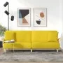 Sofá cama con reposabrazos tela amarillo claro de vidaXL, Sofás - Ref: Foro24-351847, Precio: 265,03 €, Descuento: %