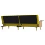Sofá cama con reposabrazos tela amarillo claro de vidaXL, Sofás - Ref: Foro24-351847, Precio: 265,03 €, Descuento: %