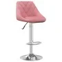 Taburete de cocina 2 unidades de terciopelo rosa de vidaXL, Taburetes de cocina - Ref: Foro24-335310, Precio: 141,28 €, Descu...