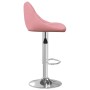 Taburete de cocina 2 unidades de terciopelo rosa de vidaXL, Taburetes de cocina - Ref: Foro24-335310, Precio: 144,66 €, Descu...