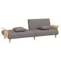 Sofá cama con reposabrazos tela gris taupe de vidaXL, Sofás - Ref: Foro24-351848, Precio: 290,51 €, Descuento: %