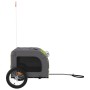 Remolque de bicicleta mascotas hierro tela Oxford verde gris de vidaXL, Cochecitos para mascotas - Ref: Foro24-93843, Precio:...