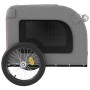 Remolque de bicicleta mascotas hierro tela Oxford rojo gris de vidaXL, Cochecitos para mascotas - Ref: Foro24-93838, Precio: ...