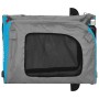 Remolque de bicicleta mascotas hierro tela Oxford azul gris de vidaXL, Cochecitos para mascotas - Ref: Foro24-93841, Precio: ...