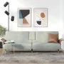 Hellgraues Samtschlafsofa mit Getränkehalter von vidaXL, Sofas - Ref: Foro24-351850, Preis: 317,55 €, Rabatt: %