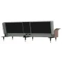 Hellgraues Samtschlafsofa mit Getränkehalter von vidaXL, Sofas - Ref: Foro24-351850, Preis: 317,55 €, Rabatt: %