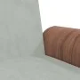 Sofá cama con portavasos terciopelo gris claro de vidaXL, Sofás - Ref: Foro24-351850, Precio: 317,55 €, Descuento: %