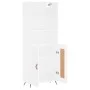 Tall white plywood sideboard 69.5x34x180 cm by vidaXL, Sideboards - Ref: Foro24-3189925, Price: 130,55 €, Discount: %