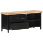 Mueble para TV de madera maciza de mango rugosa 90x30x41 cm de vidaXL, Muebles TV - Ref: Foro24-320662, Precio: 140,89 €, Des...