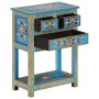 Aparador turquesa de madera maciza de mango 55x30x76 cm de vidaXL, Aparadores - Ref: Foro24-355011, Precio: 196,85 €, Descuen...