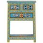 Aparador turquesa de madera maciza de mango 55x30x76 cm de vidaXL, Aparadores - Ref: Foro24-355011, Precio: 193,09 €, Descuen...