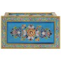 Aparador turquesa de madera maciza de mango 55x30x76 cm de vidaXL, Aparadores - Ref: Foro24-355011, Precio: 196,85 €, Descuen...