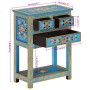 Aparador turquesa de madera maciza de mango 55x30x76 cm de vidaXL, Aparadores - Ref: Foro24-355011, Precio: 196,85 €, Descuen...