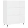 Aparador alto madera de ingeniería blanco 69,5x32,5x180 cm de vidaXL, Aparadores - Ref: Foro24-3189541, Precio: 108,11 €, Des...