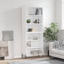 Aparador alto madera de ingeniería blanco 69,5x32,5x180 cm de vidaXL, Aparadores - Ref: Foro24-3189581, Precio: 120,15 €, Des...