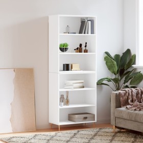Aparador alto madera de ingeniería blanco 69,5x32,5x180 cm de vidaXL, Aparadores - Ref: Foro24-3189557, Precio: 121,05 €, Des...