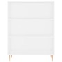 Aparador alto madera de ingeniería blanco 69,5x32,5x180 cm de vidaXL, Aparadores - Ref: Foro24-3189557, Precio: 121,05 €, Des...