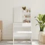 Tocador con espejo blanco brillante 74,5x40x141 cm de vidaXL, Tocadores para dormitorios - Ref: Foro24-802810, Precio: 84,32 ...