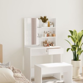 Tocador con espejo blanco 74,5x40x141 cm de vidaXL, Tocadores para dormitorios - Ref: Foro24-802804, Precio: 83,44 €, Descuen...