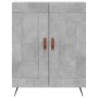 Aparador alto madera contrachapada gris hormigón 69,5x34x180 cm de vidaXL, Aparadores - Ref: Foro24-3189929, Precio: 125,44 €...