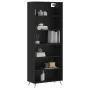 Tall black engineered wood sideboard 69.5x32.5x180 cm by vidaXL, Sideboards - Ref: Foro24-3189542, Price: 120,94 €, Discount: %