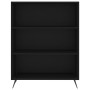 Aparador alto madera de ingeniería negro 69,5x32,5x180 cm de vidaXL, Aparadores - Ref: Foro24-3189542, Precio: 127,90 €, Desc...
