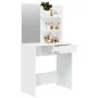 Dresser with white mirror 74.5x40x141 cm by vidaXL, Bedroom Dressers - Ref: Foro24-802804, Price: 82,34 €, Discount: %