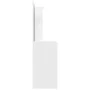 Dresser with white mirror 74.5x40x141 cm by vidaXL, Bedroom Dressers - Ref: Foro24-802804, Price: 82,34 €, Discount: %