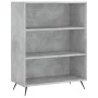 Aparador alto madera ingeniería gris hormigón 69,5x32,5x180 cm de vidaXL, Aparadores - Ref: Foro24-3189545, Precio: 103,07 €,...
