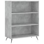 Aparador alto madera ingeniería gris hormigón 69,5x32,5x180 cm de vidaXL, Aparadores - Ref: Foro24-3189545, Precio: 108,37 €,...