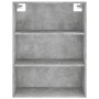 Aparador alto madera ingeniería gris hormigón 69,5x32,5x180 cm de vidaXL, Aparadores - Ref: Foro24-3189585, Precio: 114,55 €,...