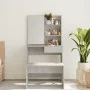 Betongrauer Schminktisch mit Spiegel 74,5x40x141 cm von vidaXL, Schlafzimmerkommoden - Ref: Foro24-802808, Preis: 74,46 €, Ra...